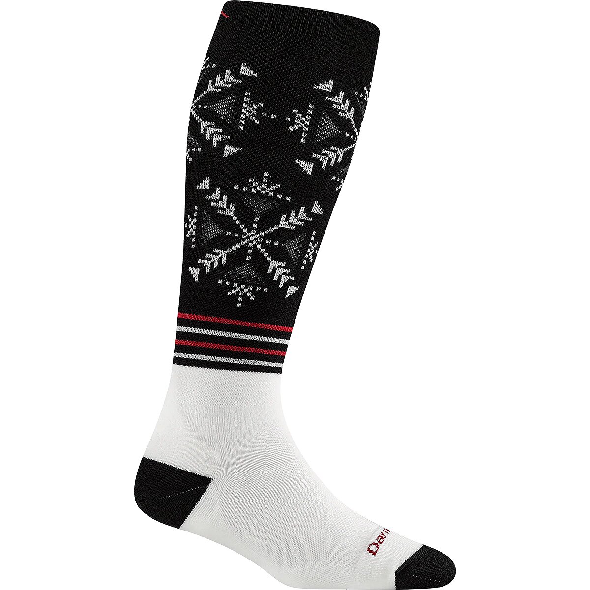 Image of Darn Tough Snowfall OTC Midweight + Cushion Sock - Women's Black, M