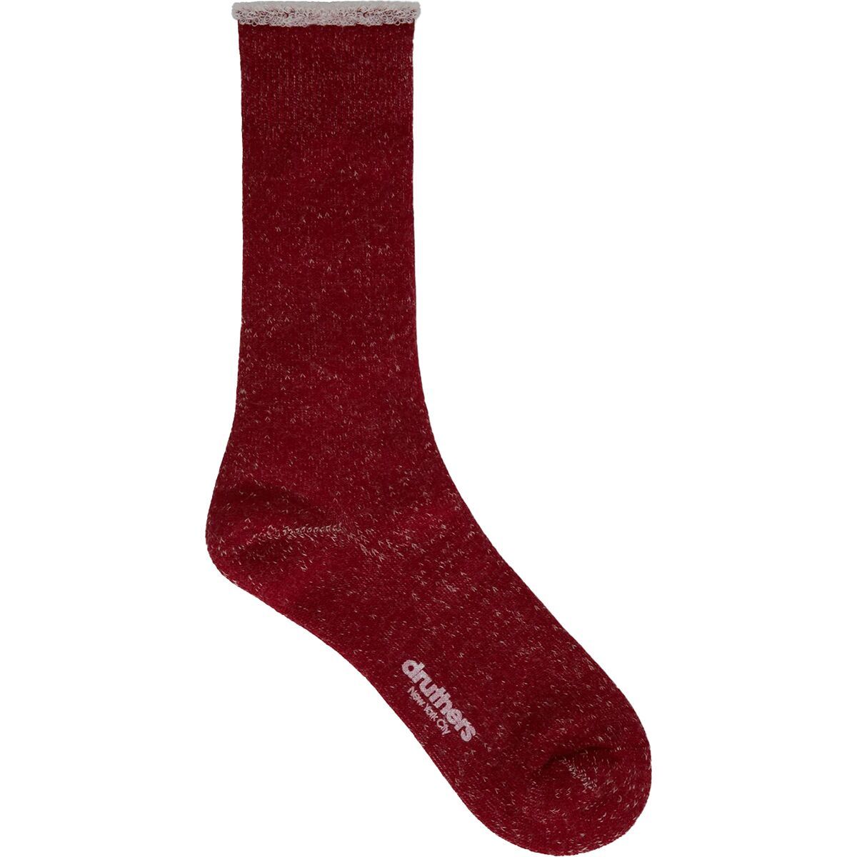 Image of Druthers Merino Wool House Socks Red, One Size