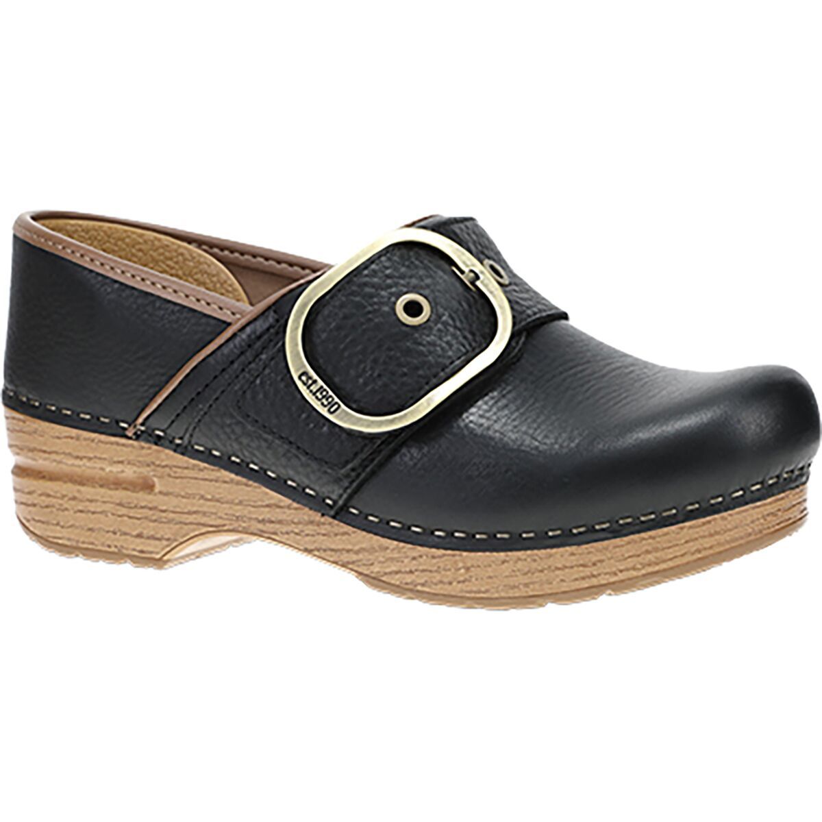 Image of Dansko Pearson Clog - Women's Black Tumbled, 39.0