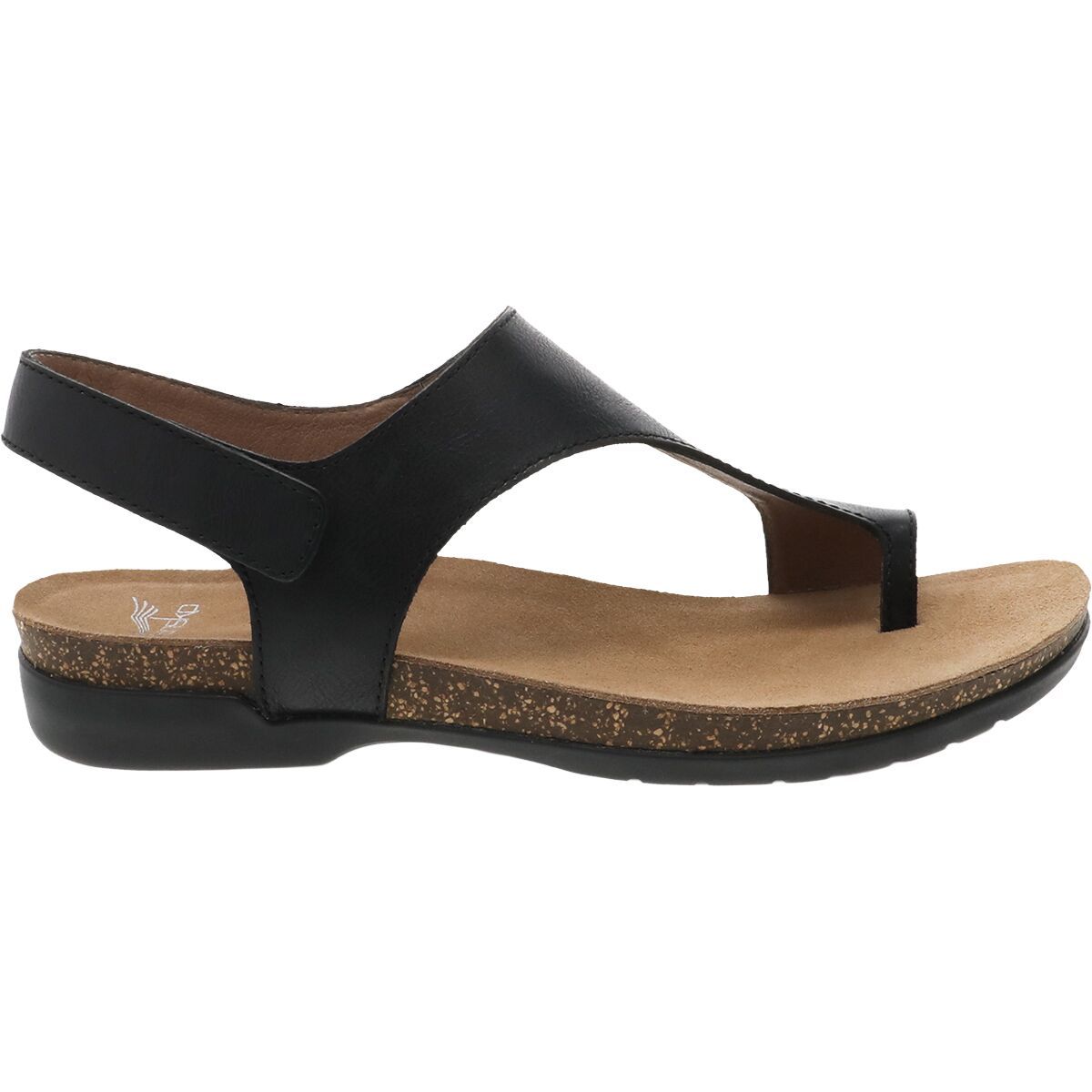 Image of Dansko Reece Sandal - Women's Black Waxy Burnished, 38.0