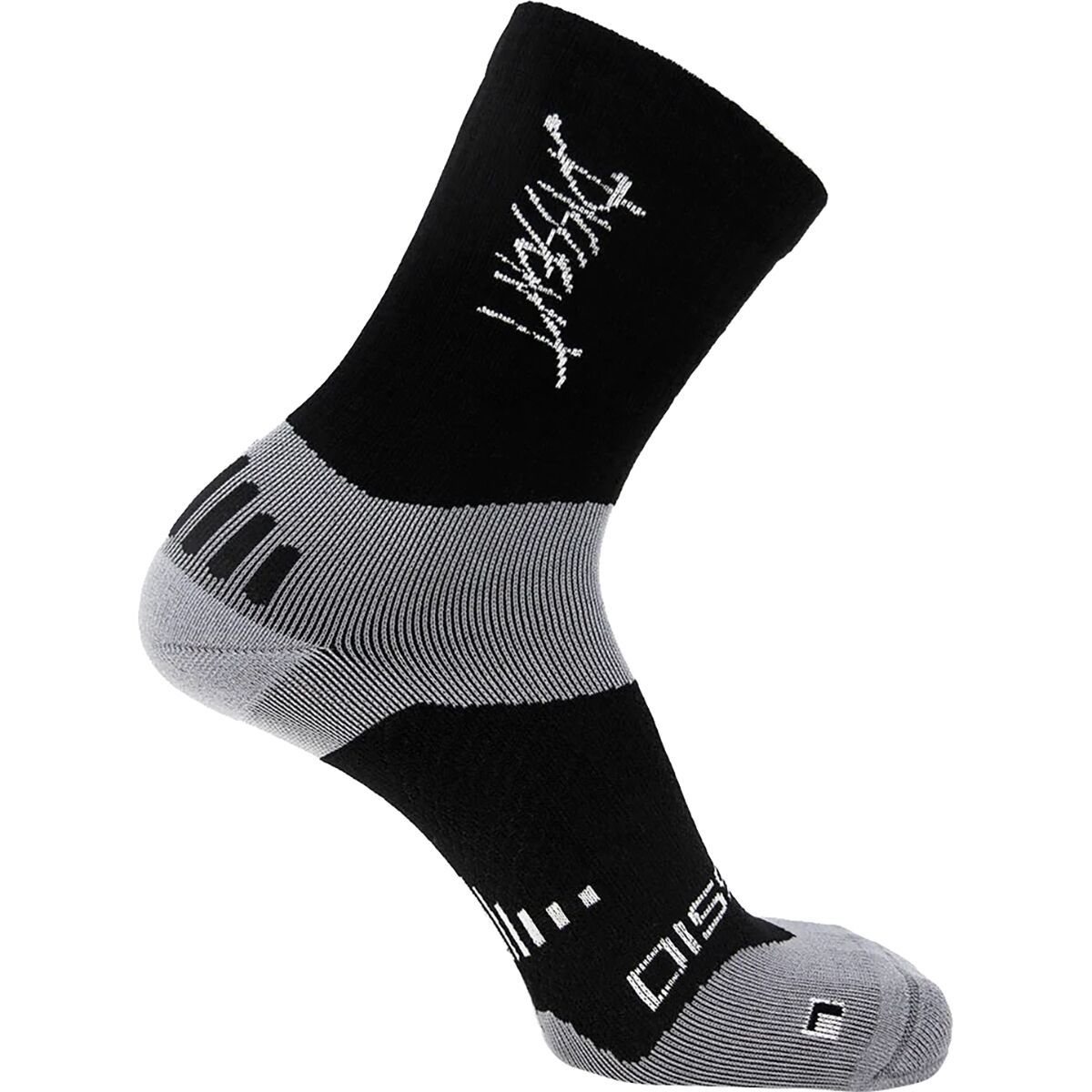 Dissent Ultra MTN Merino Supercrew 6in Sock Black, S