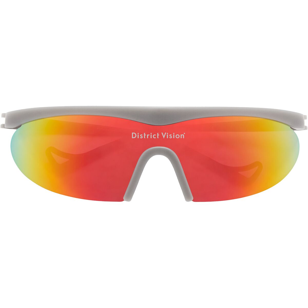 Image of District Vision Koharu Eclipse Sunglasses Carbon/D+ Spectral Mirror, One Size