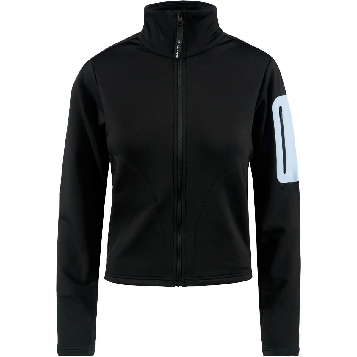 District Vision Full-Zip Grid Fleece - Women's Black, L