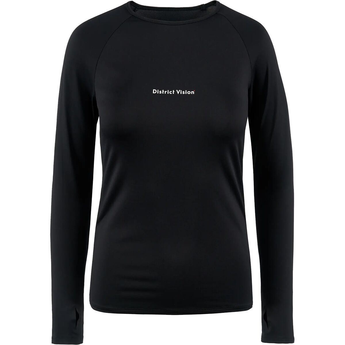 Image of District Vision Lightweight Long-Sleeve T-Shirt - Women's Black, L