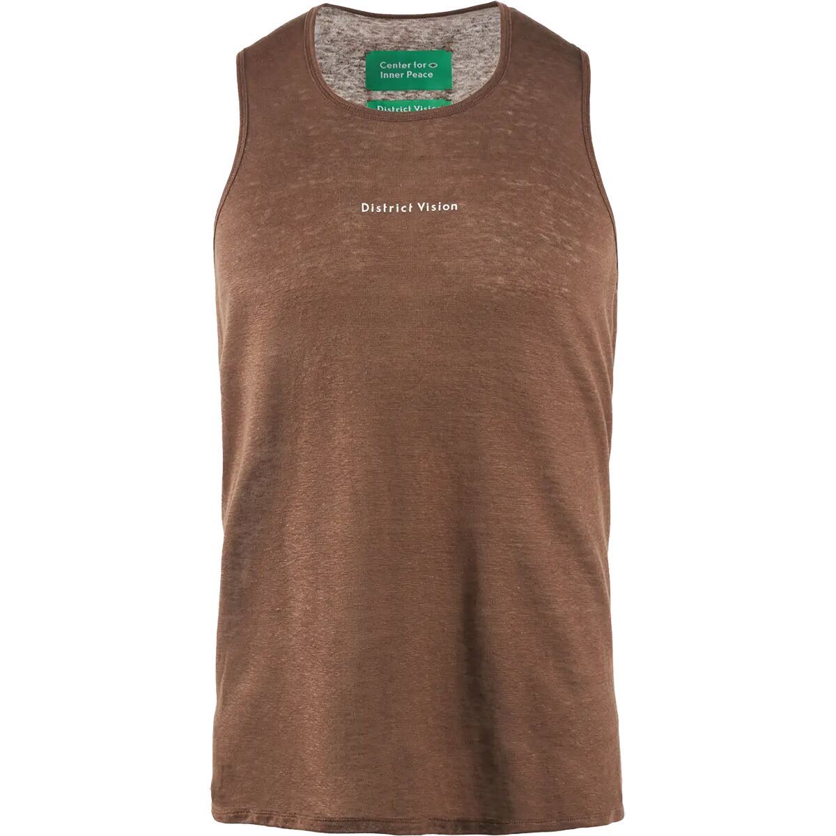 District Vision Hemp Singlet Tank Top - Men's Cacao, S