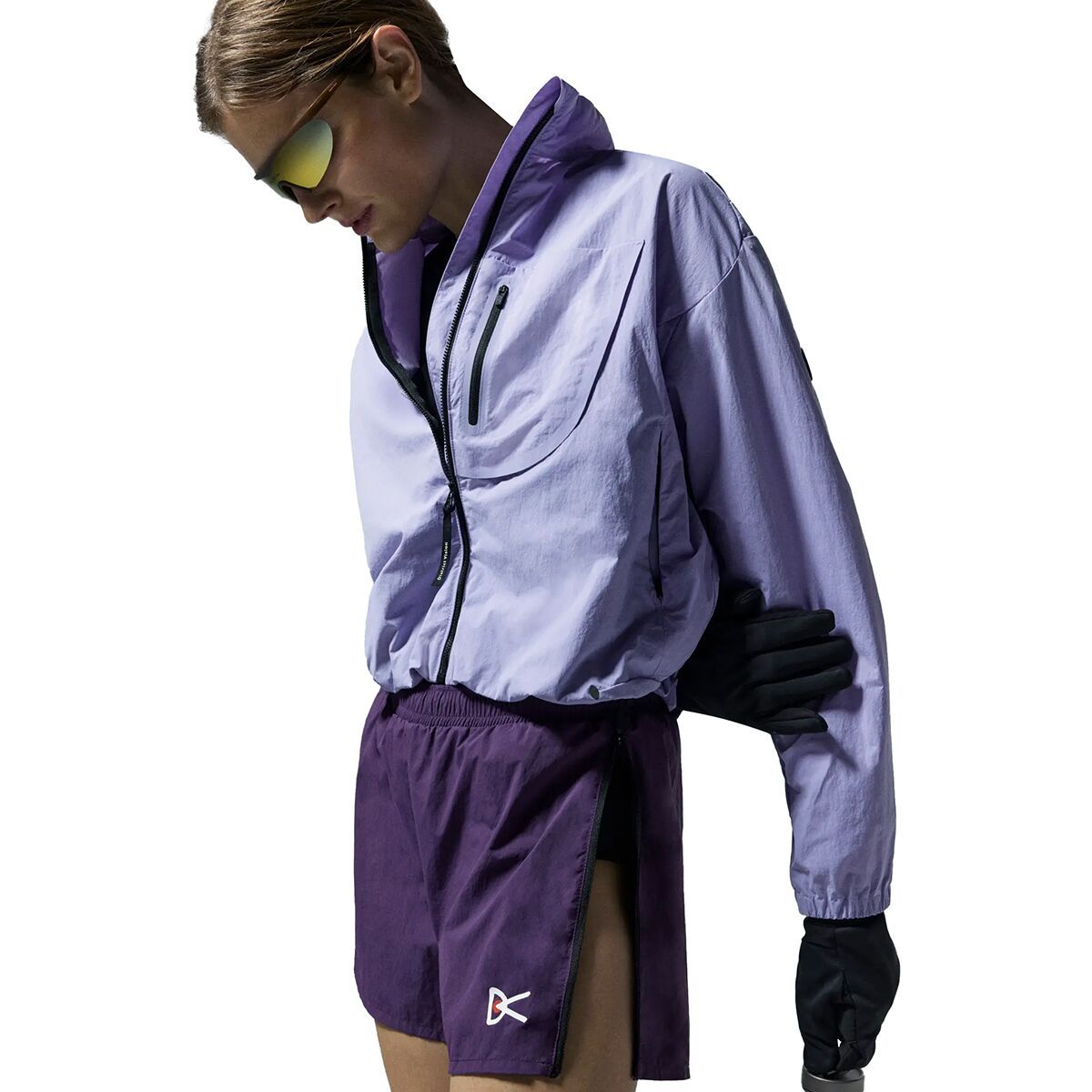 District Vision Cropped Recycled DWR Jacket - Women's Lilac, M