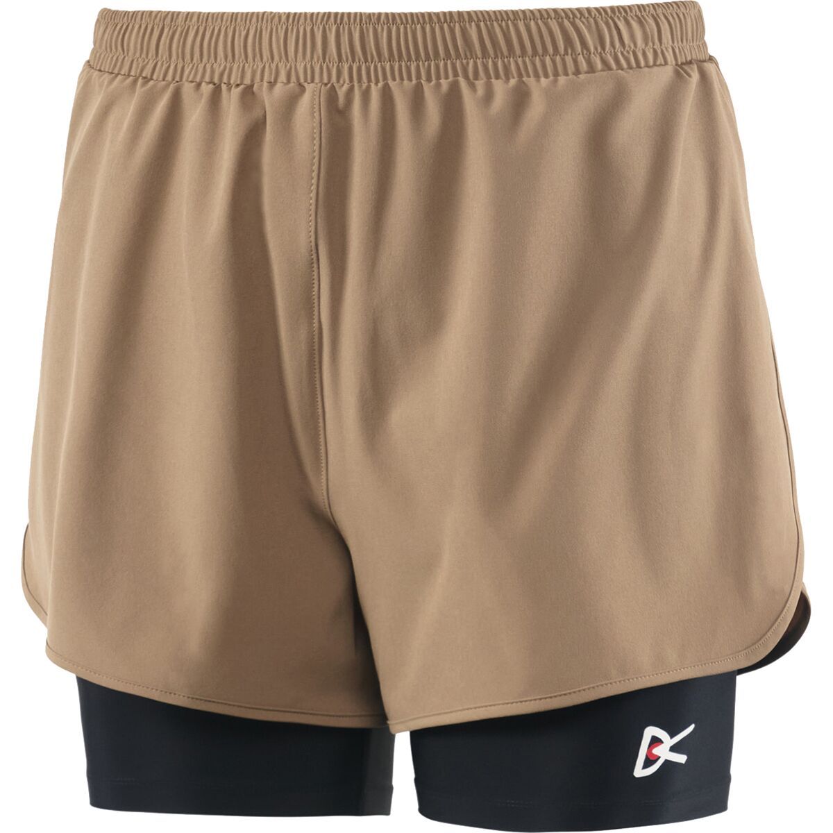 Image of District Vision Layered Trail Short - Women's Morel/Black, M