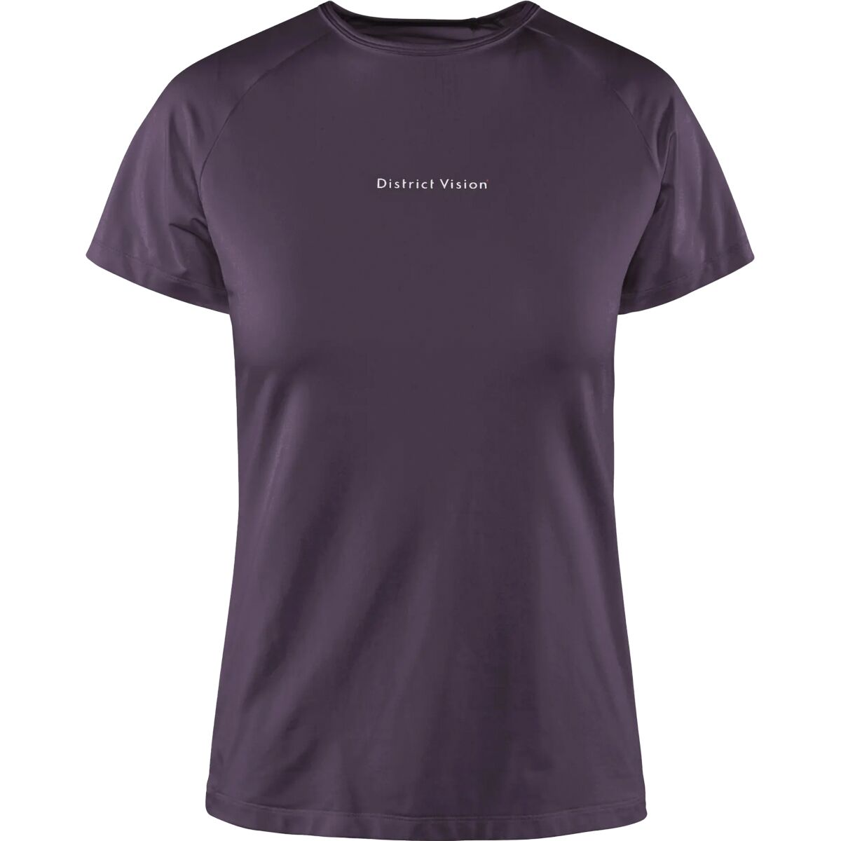 Image of District Vision Short-Sleeve Fitted T-Shirt - Women's Plum, XL