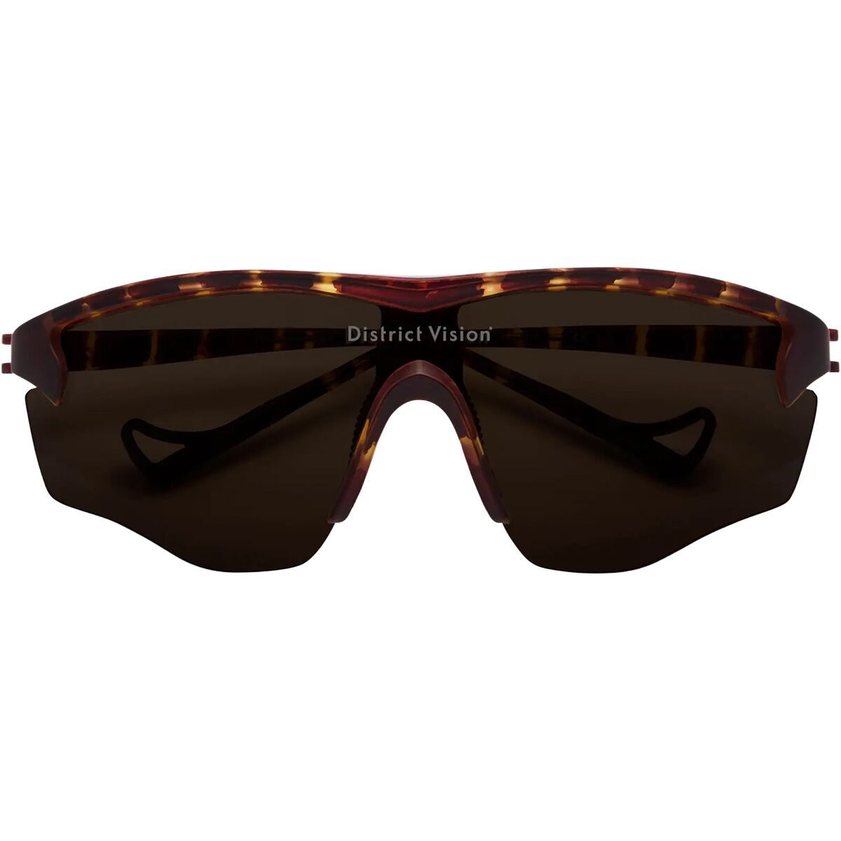 Image of District Vision Junya Racer Sunglasses Brown Mosaic/D+ Earth Vision, One Size
