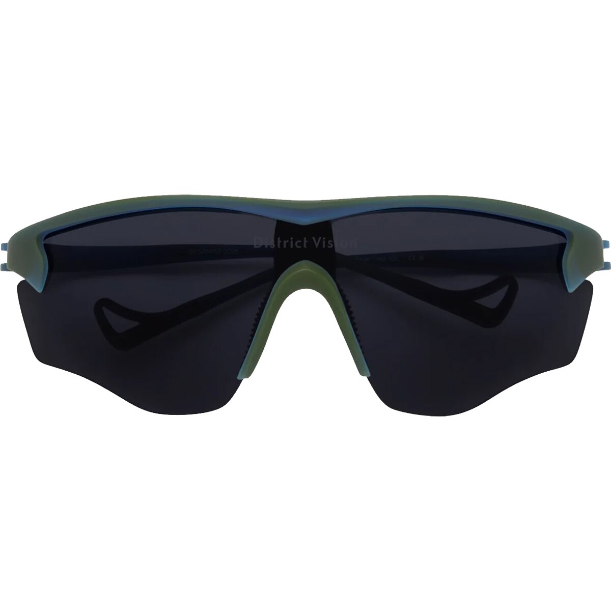 Image of District Vision Junya Racer Sunglasses Iridescent/D+ Blue Ice, One Size