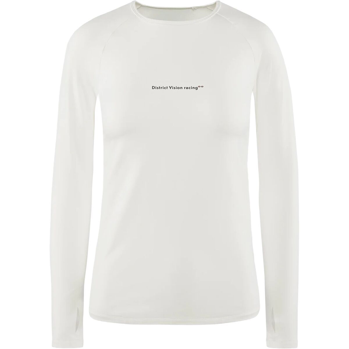 Image of District Vision Ultralight Aloe Long-Sleeve Fitted T-Shirt - Women's Lunar White, XL