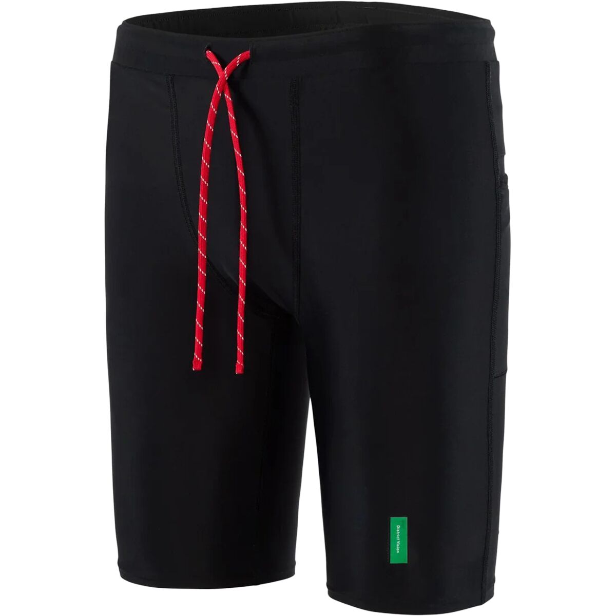Image of District Vision 9in Recycled Tights - Men's Black, XL