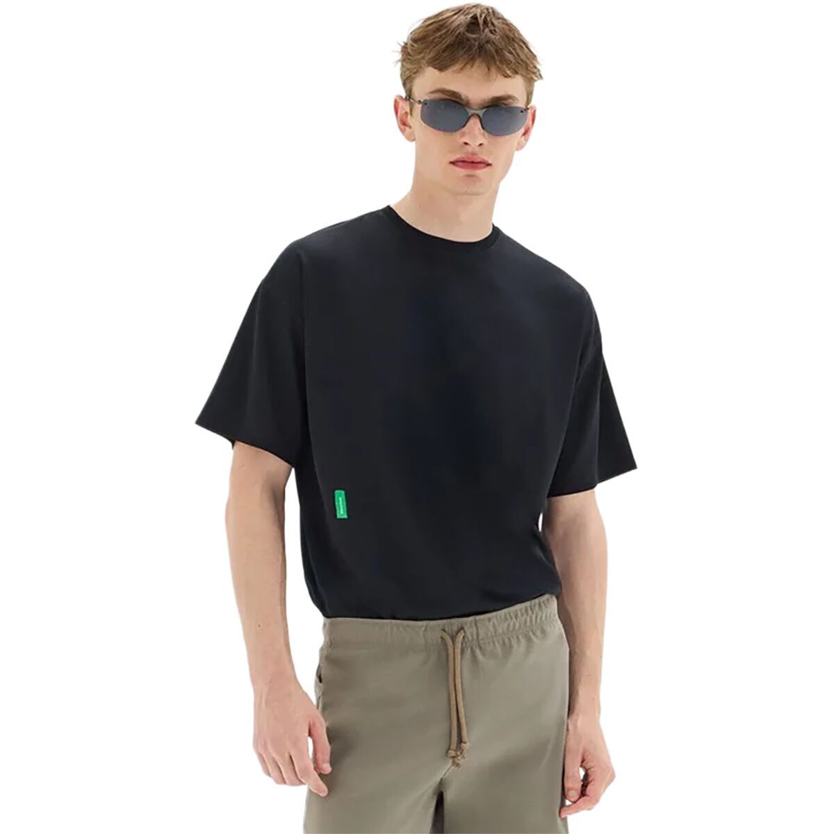 Image of District Vision Quick-Dry Boxy Short Sleeve T-Shirt - Men's Black, M