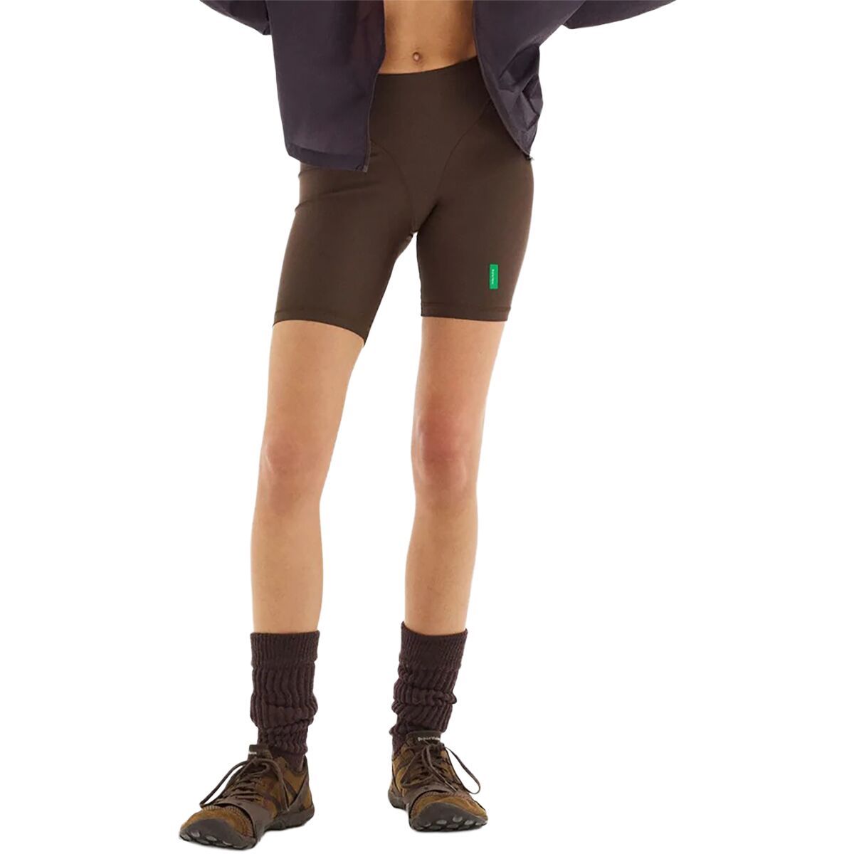 Image of District Vision 7in Pocketed Tights - Women's Umber, M