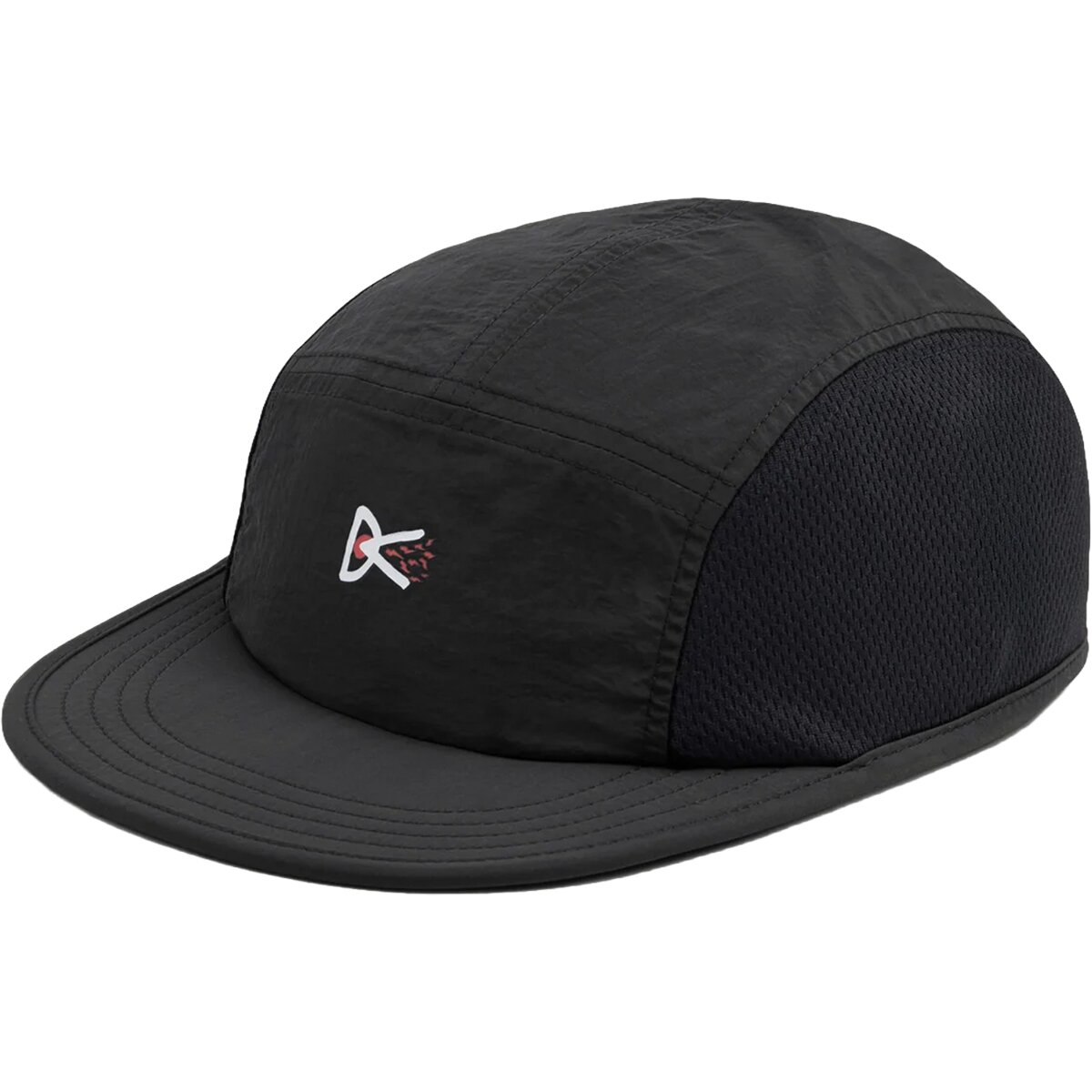 Image of District Vision Nylon Paneled Mesh Hat Black, One Size