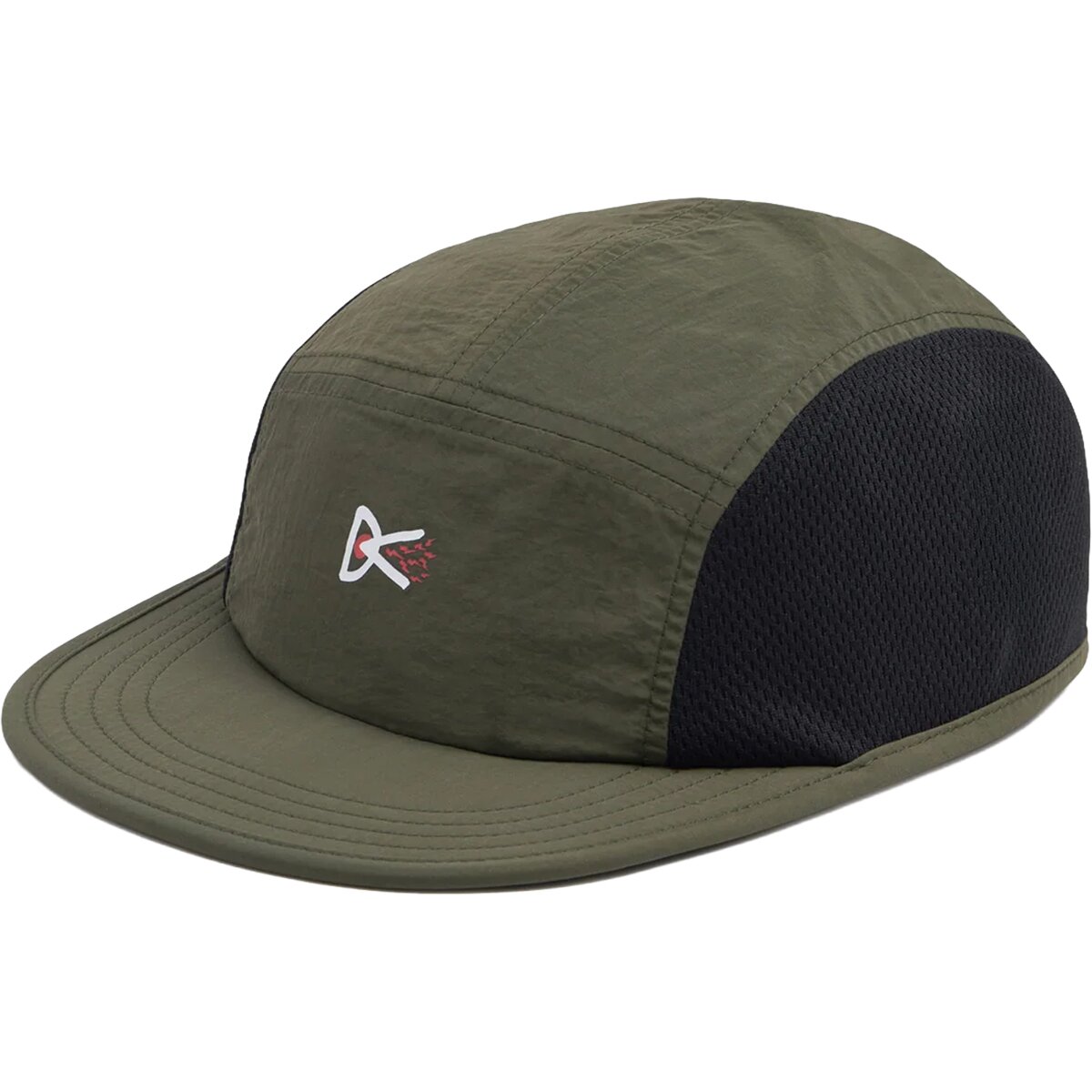 Image of District Vision Nylon Paneled Mesh Hat Green, One Size