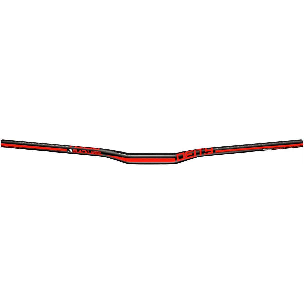 Image of Deity Components Blacklabel 31.8 Handlebar Red, 800mm, 15mm