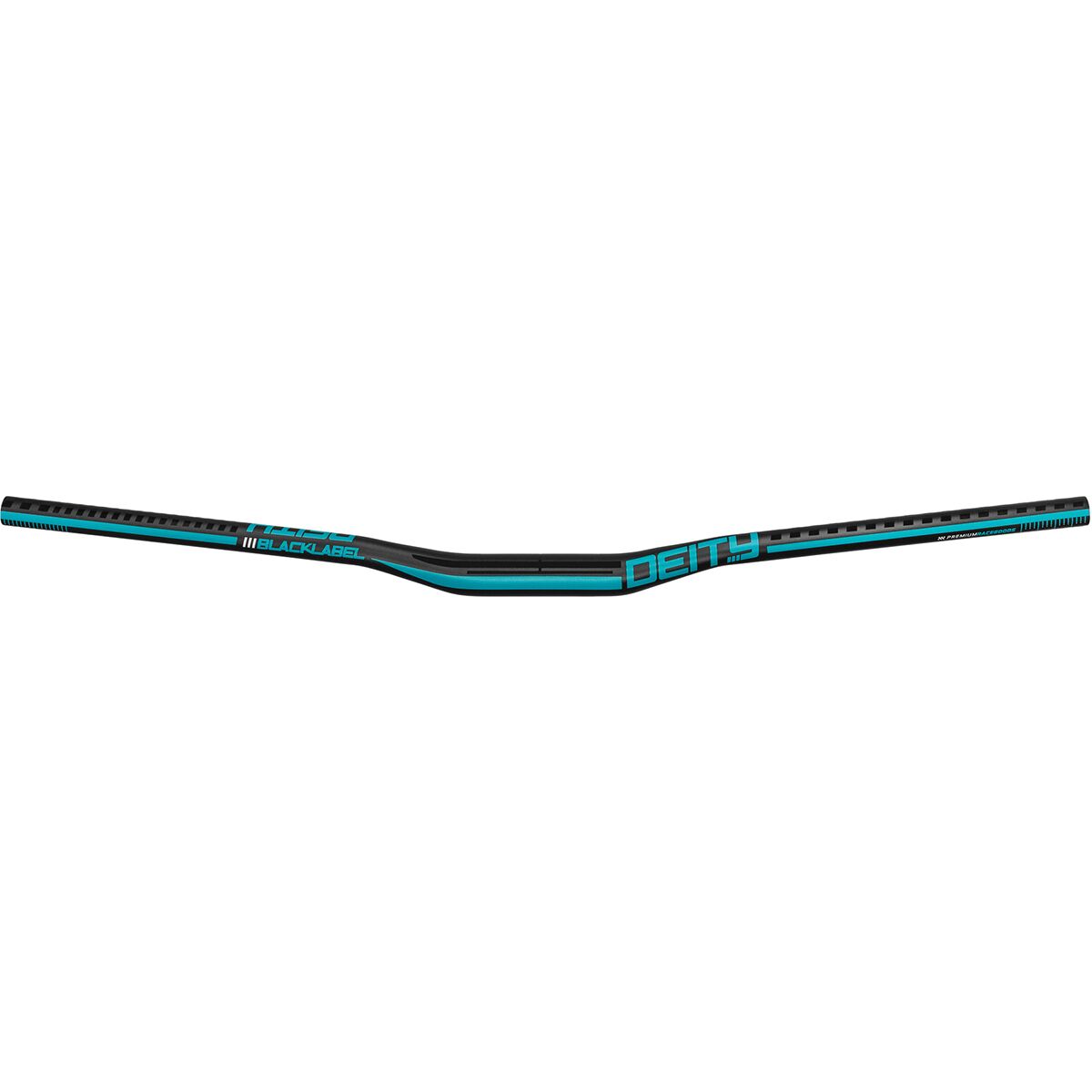 Image of Deity Components Blacklabel 800 15mm Riser Handlebar Turquoise, One Size