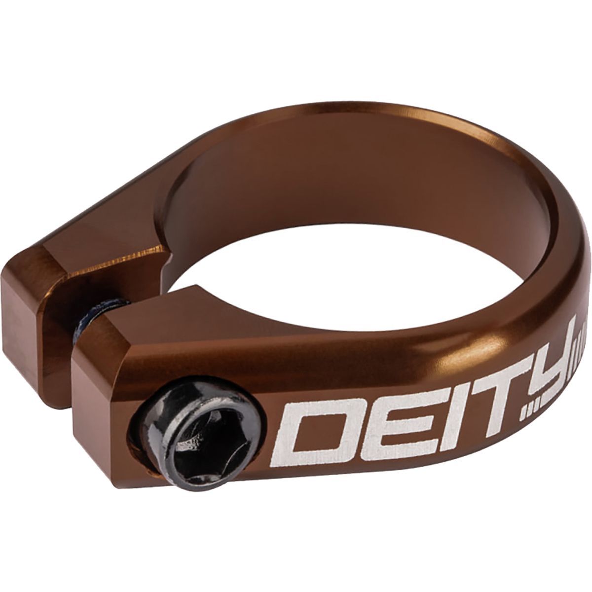 Image of Deity Components Circuit Seatpost Clamp Bronze, 34.9mm