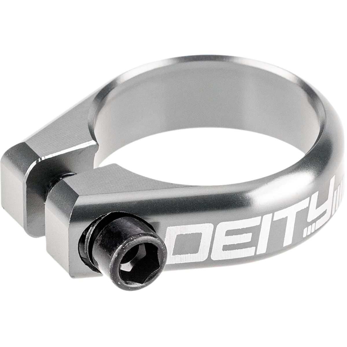 Image of Deity Components Circuit Seatpost Clamp Platinum, 36.4MM