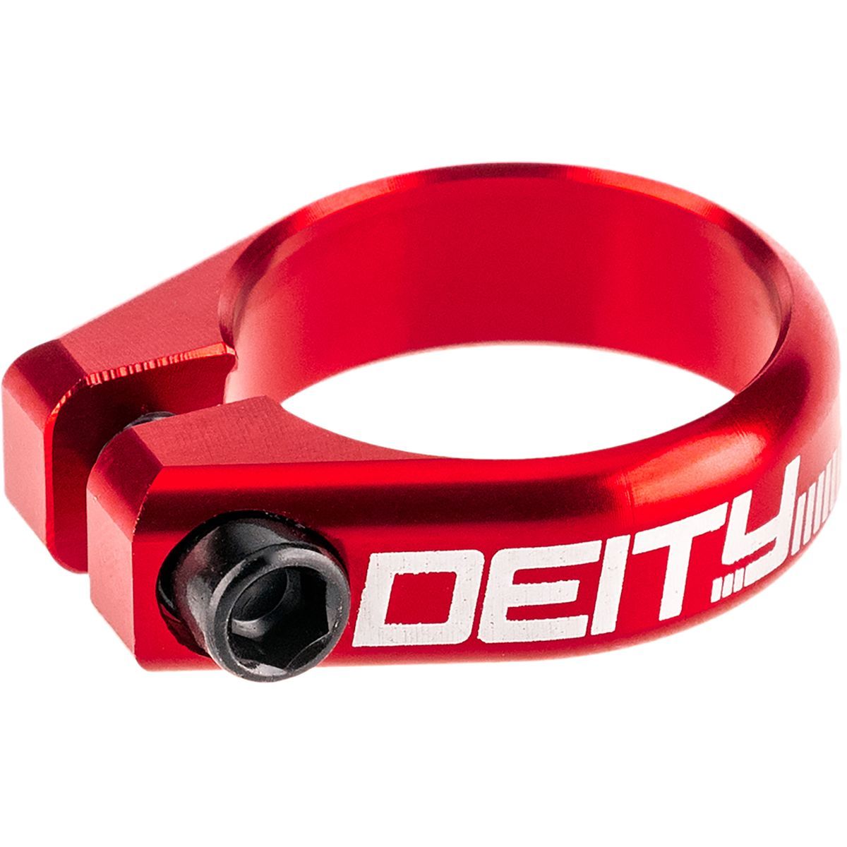 Image of Deity Components Circuit Seatpost Clamp Red, 34.9MM