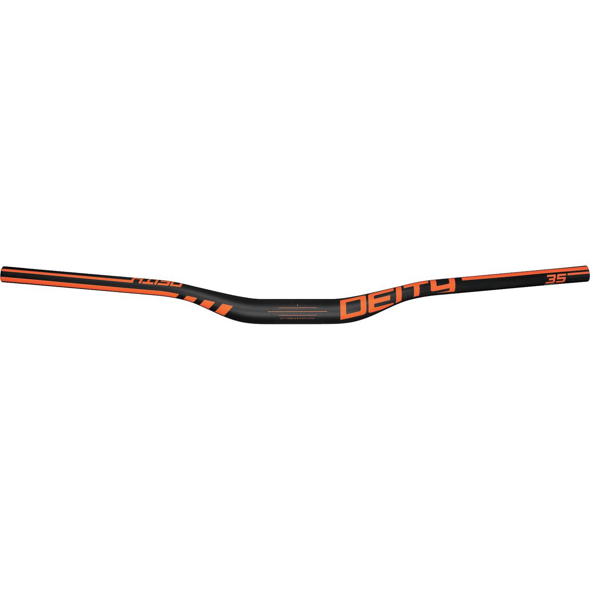 Image of Deity Components Speedway 35 Carbon Handlebar Orange, 810mm, 30mm