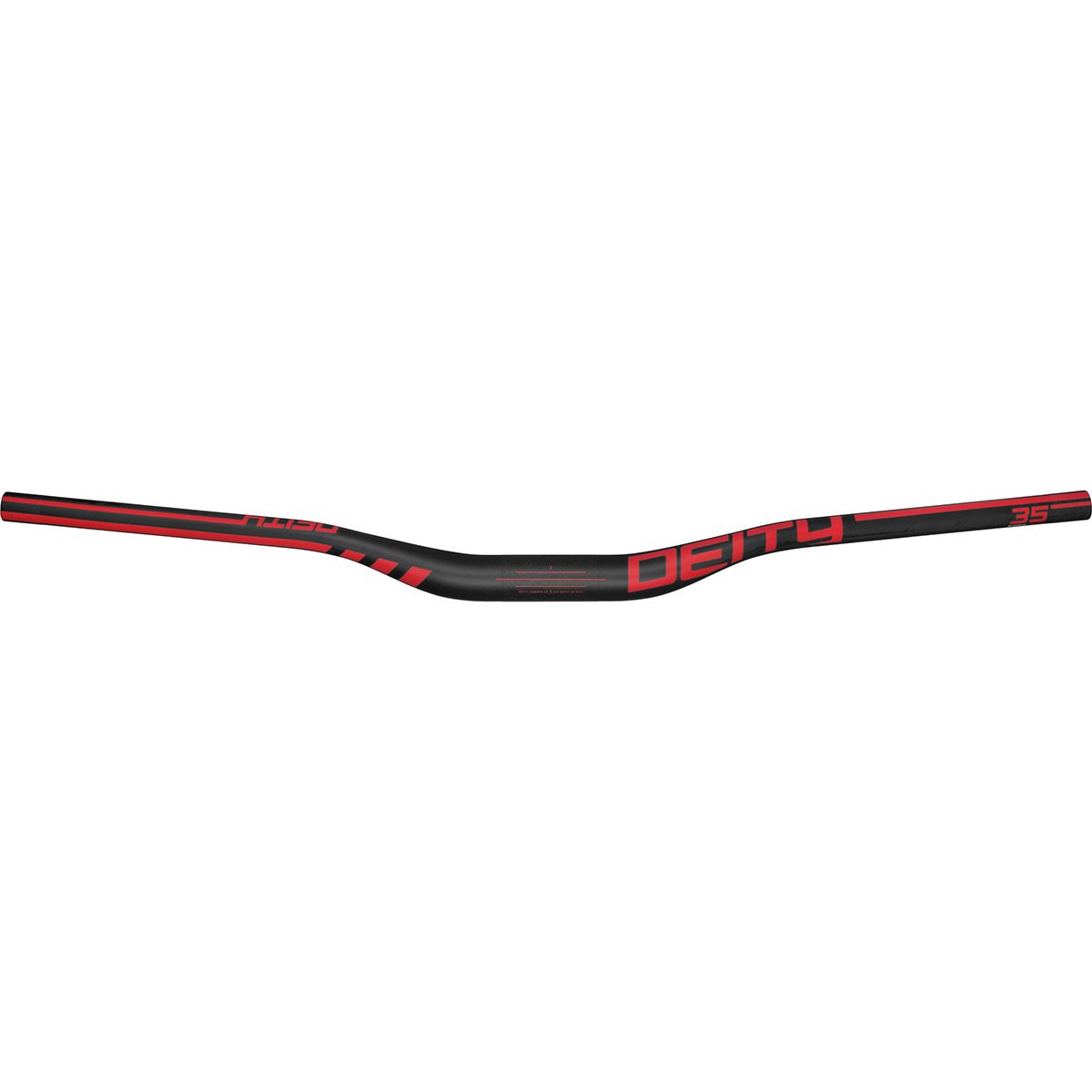 Image of Deity Components Speedway 35 Carbon Handlebar Red, 810mm, 30mm