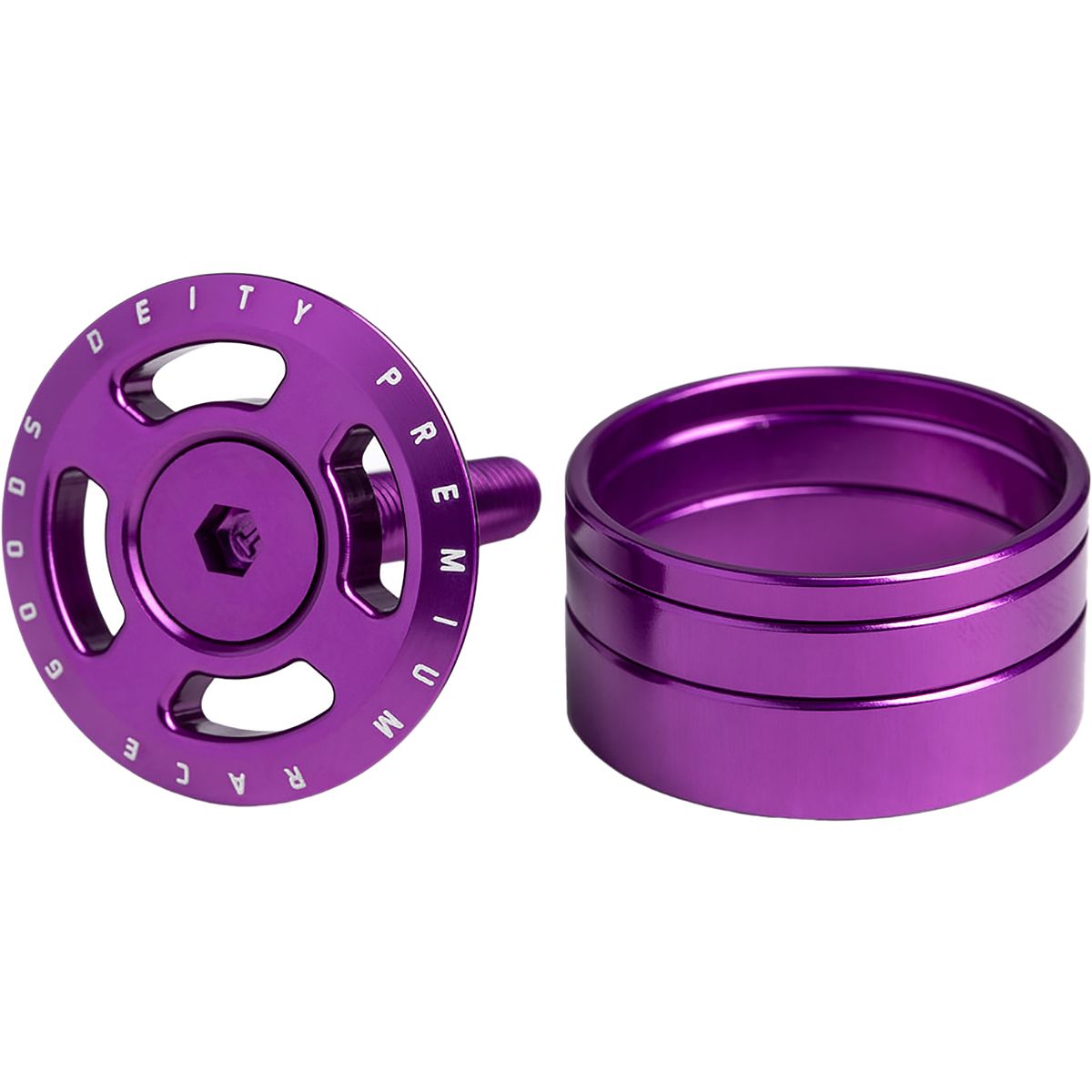 Image of Deity Components Crosshair Headset Cap Purple, One Size