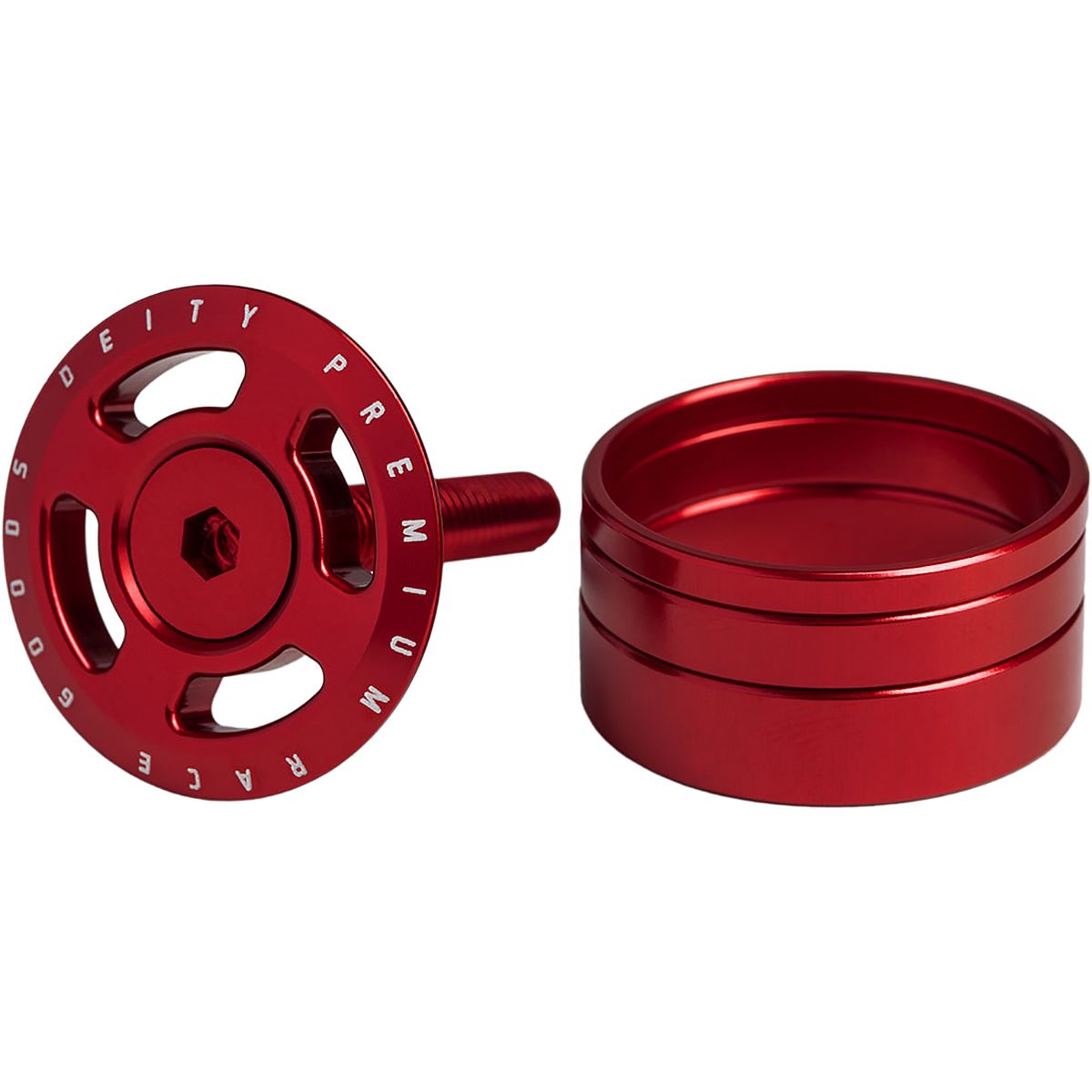 Deity Components Deity Components Crosshair Headset Cap Red, One Size
