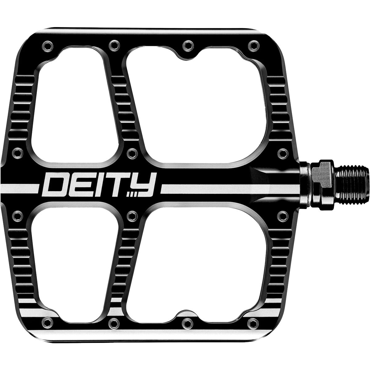 Image of Deity Components Flat Track Pedals Black, One Size