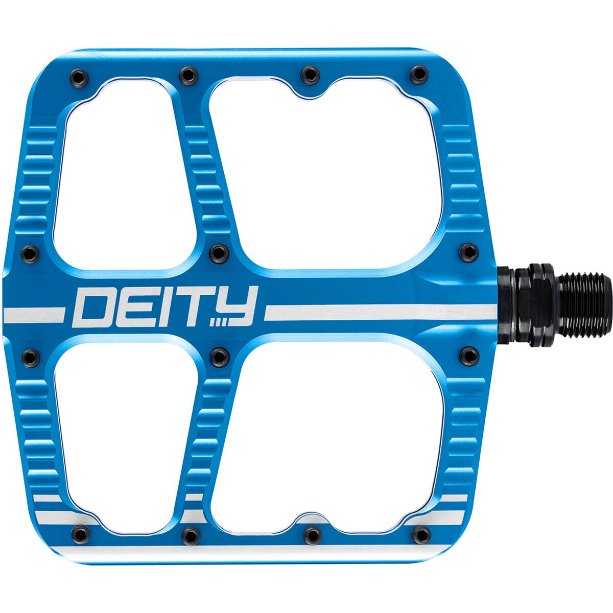 Image of Deity Components Flat Track Pedals Blue, One Size