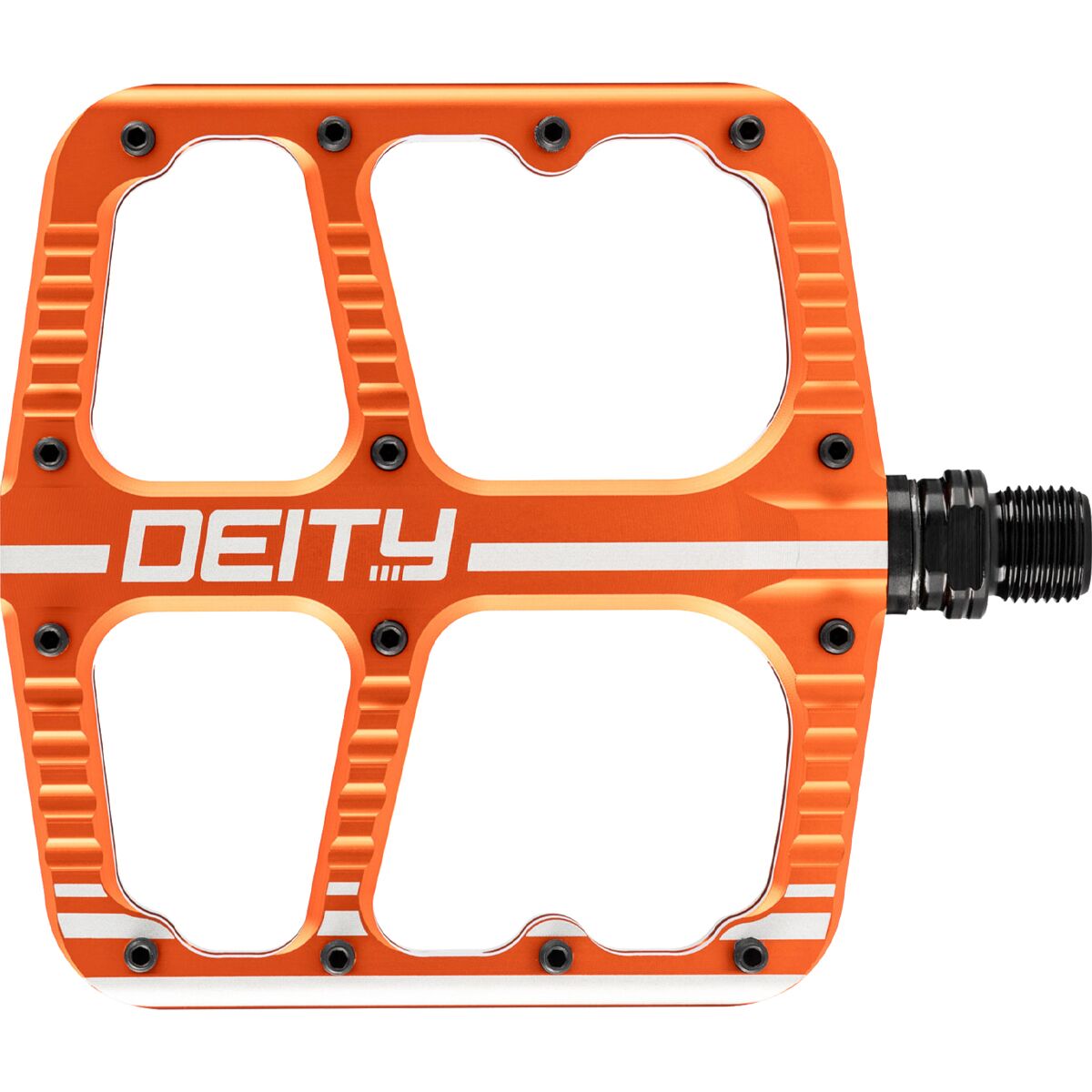 Image of Deity Components Flat Track Pedals Orange, One Size