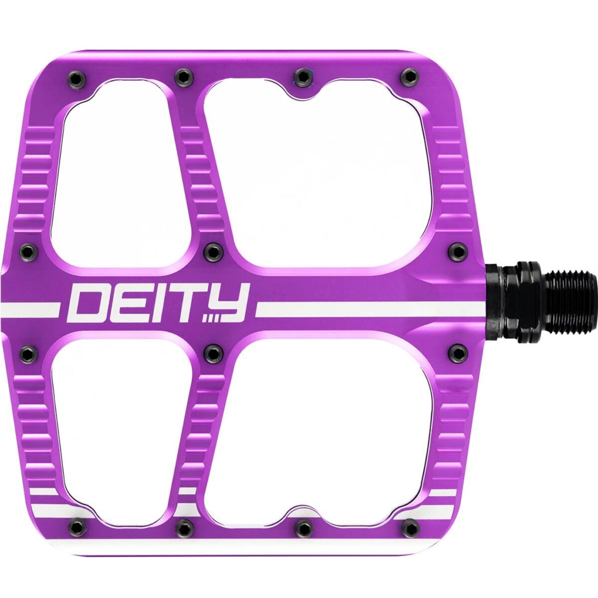 Image of Deity Components Flat Track Pedals Purple, One Size