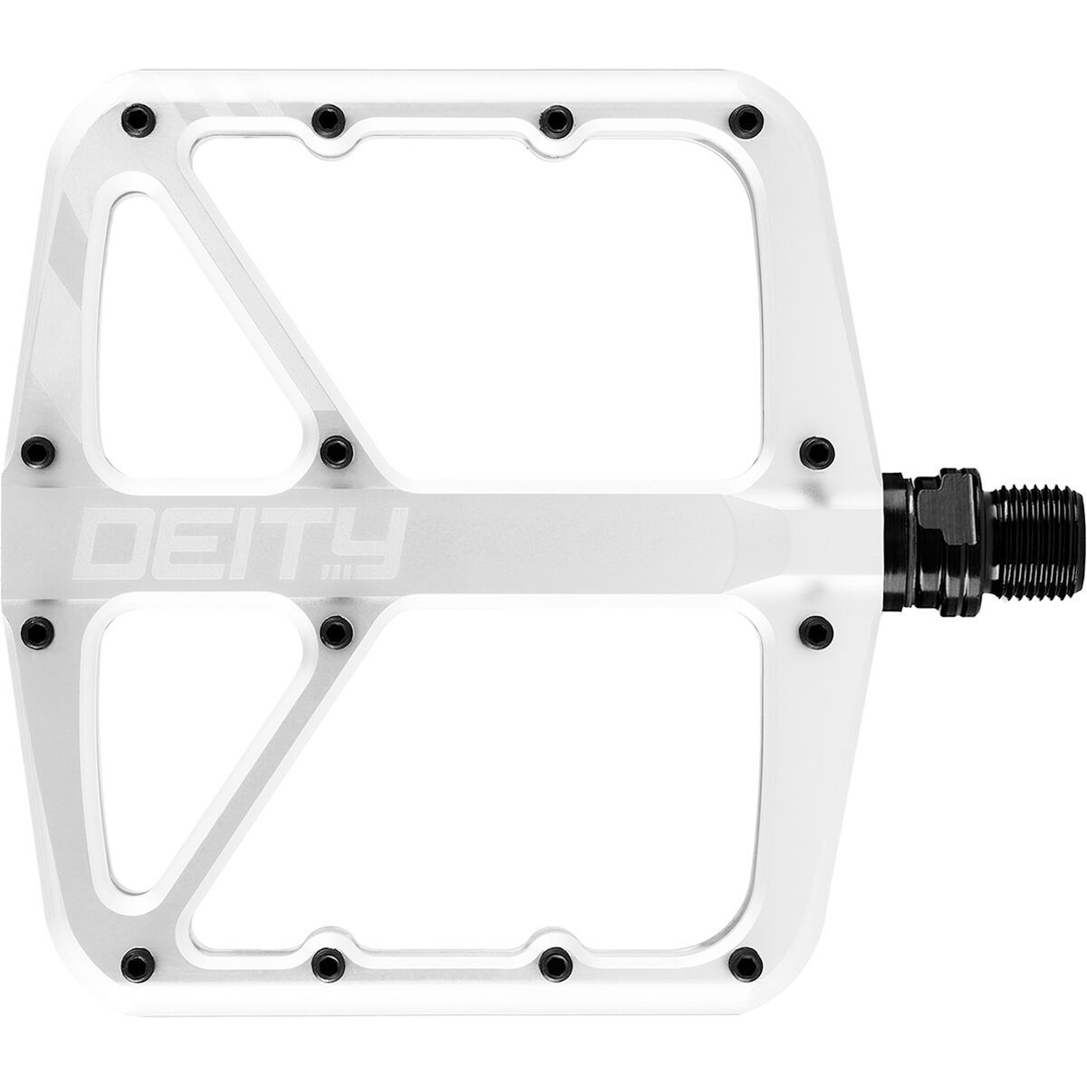 Image of Deity Components Supervillain Pedals Silver, One Size