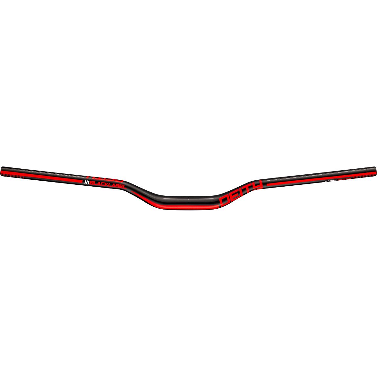 Image of Deity Components Blacklabel 31.8 Handlebar Red, 800mm, 38mm