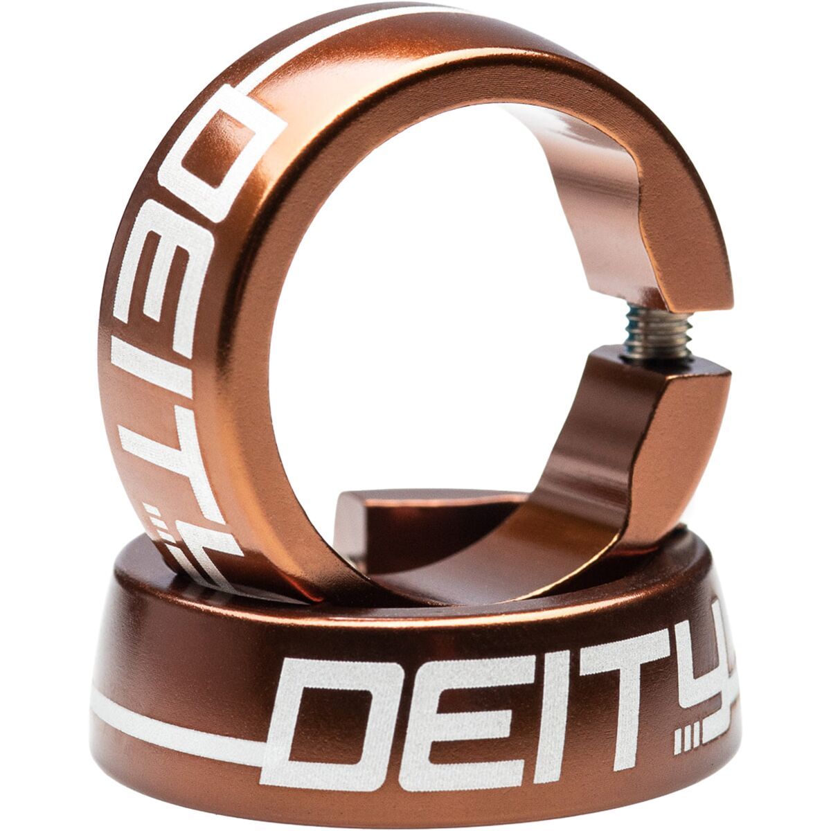 Image of Deity Components Megattack Grip Clamps Bronze, One Size