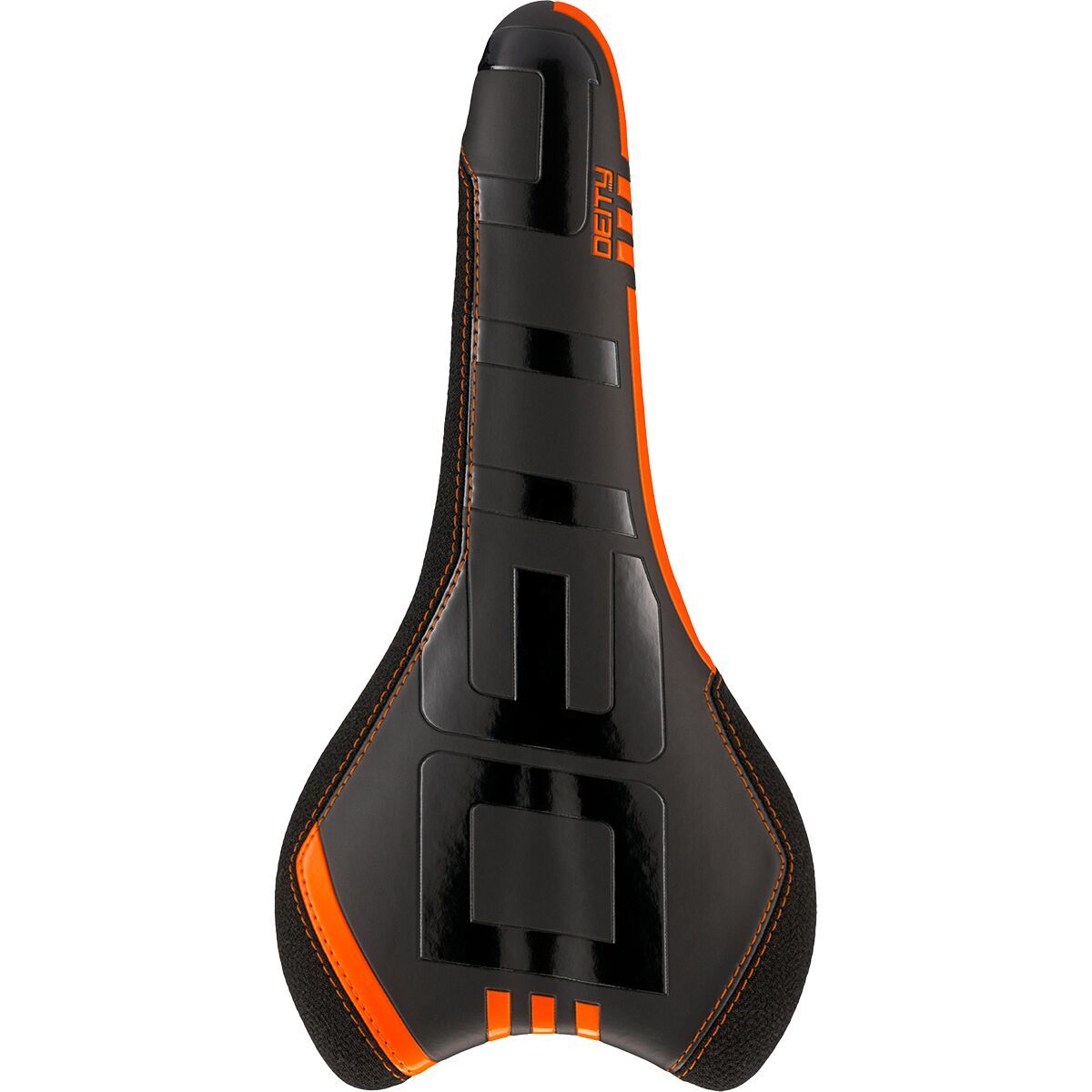 Image of Deity Components Sidetrack Saddle Orange, One Size