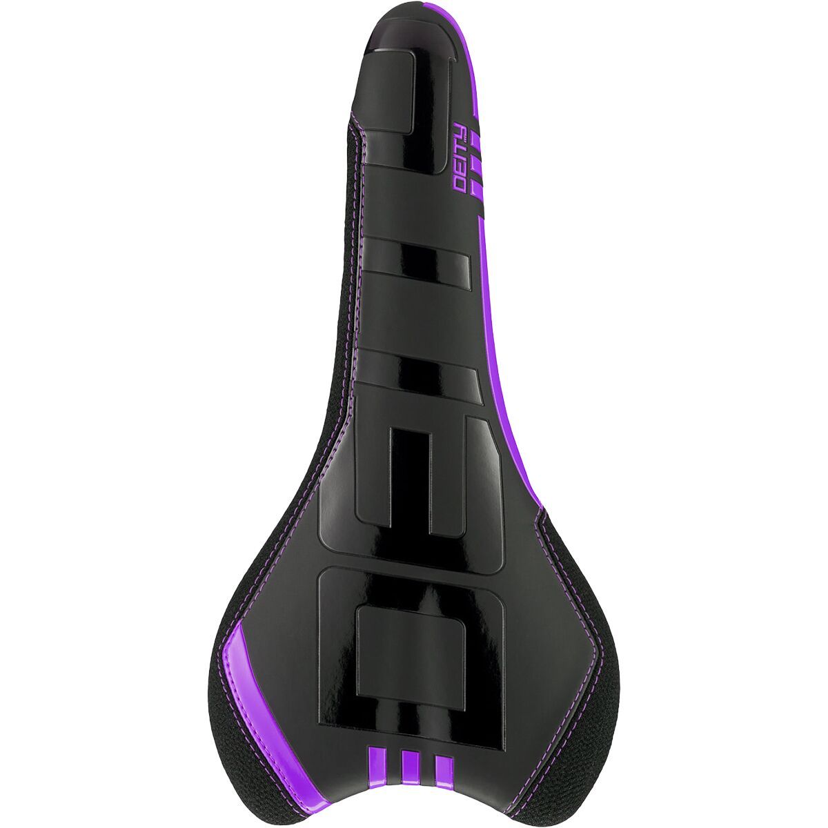 Image of Deity Components Sidetrack Saddle Purple, One Size