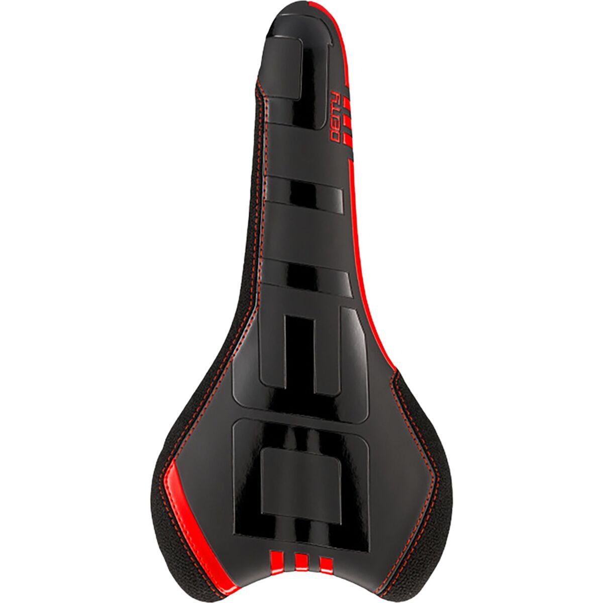 Image of Deity Components Sidetrack Saddle Red, One Size