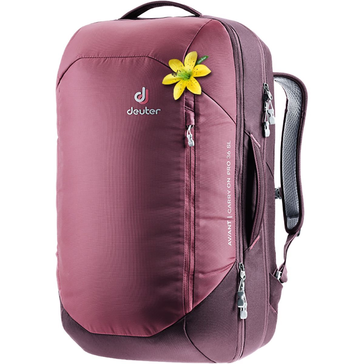 Deuter Aviant Carry On Pro 36L Backpack - Women's Maron-Aubergine, One Size
