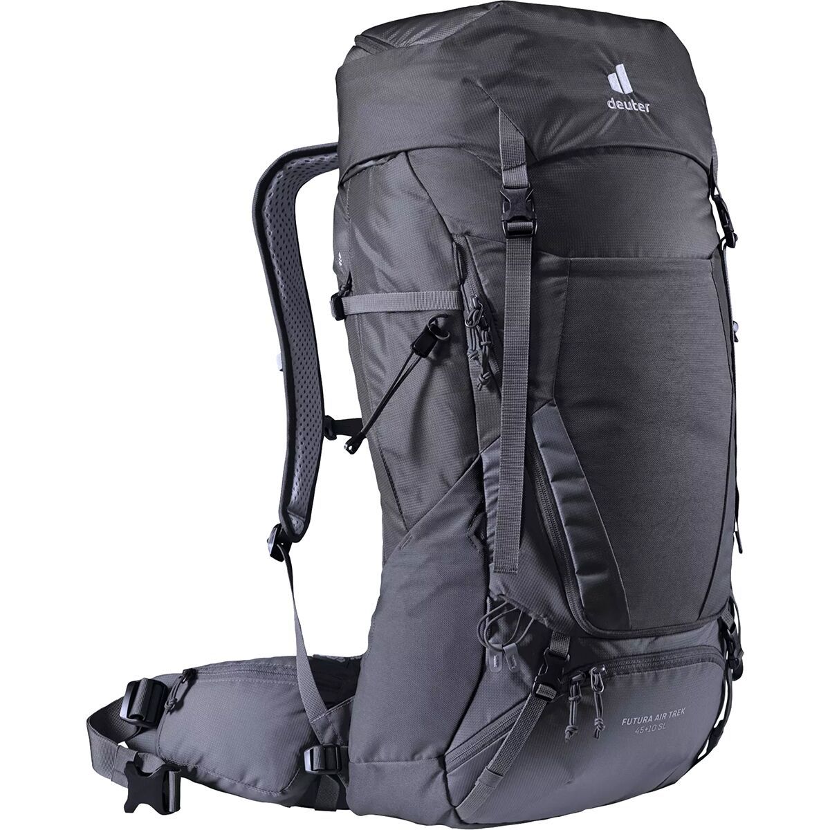 Image of Deuter Futura Air Trek SL 45+10L Backpack - Women's Black/Graphite, One Size