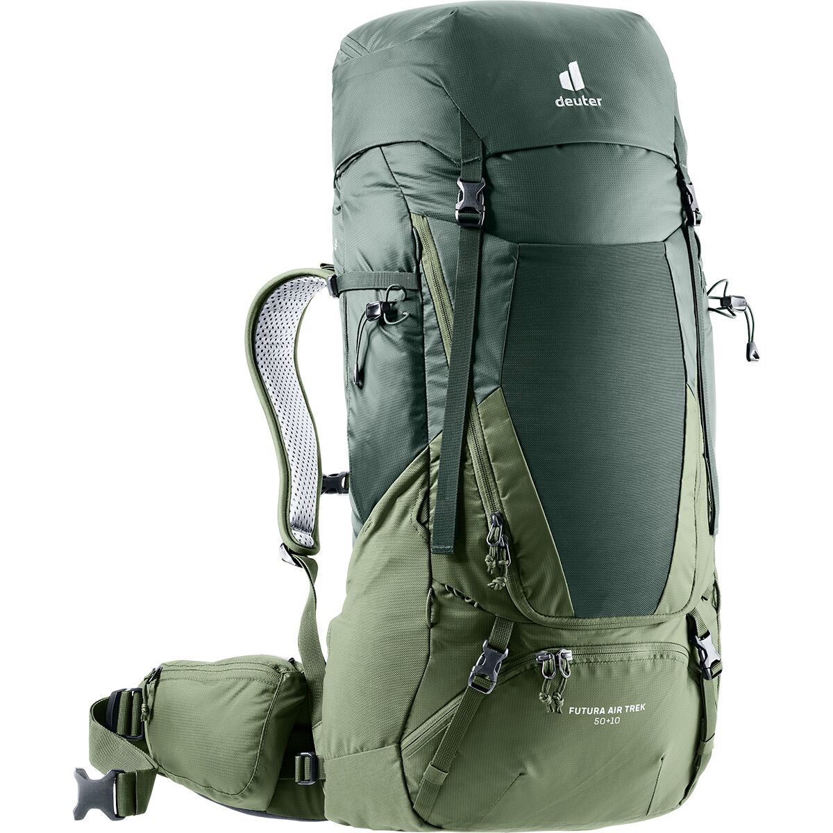 Deuter Futura Air Trek 50+10L Backpack Ivy/Khaki, One Size