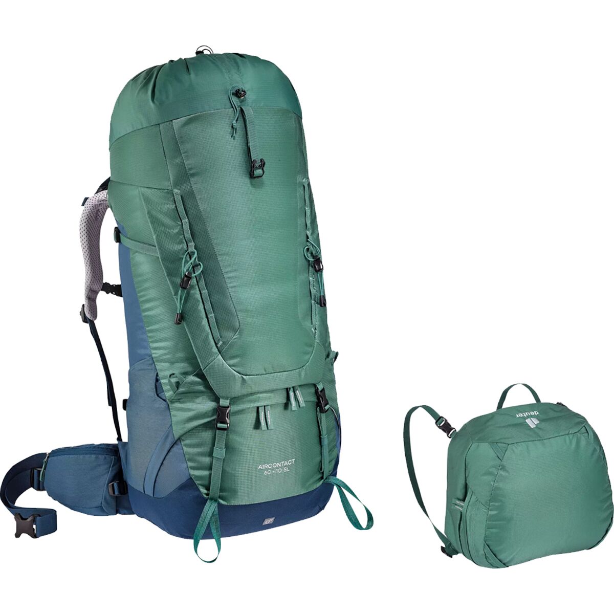 deuter aircontact 60 10 sl backpack women's Core it also thinks about the environment. Backpack Deuter AIRCONTACT 60 +