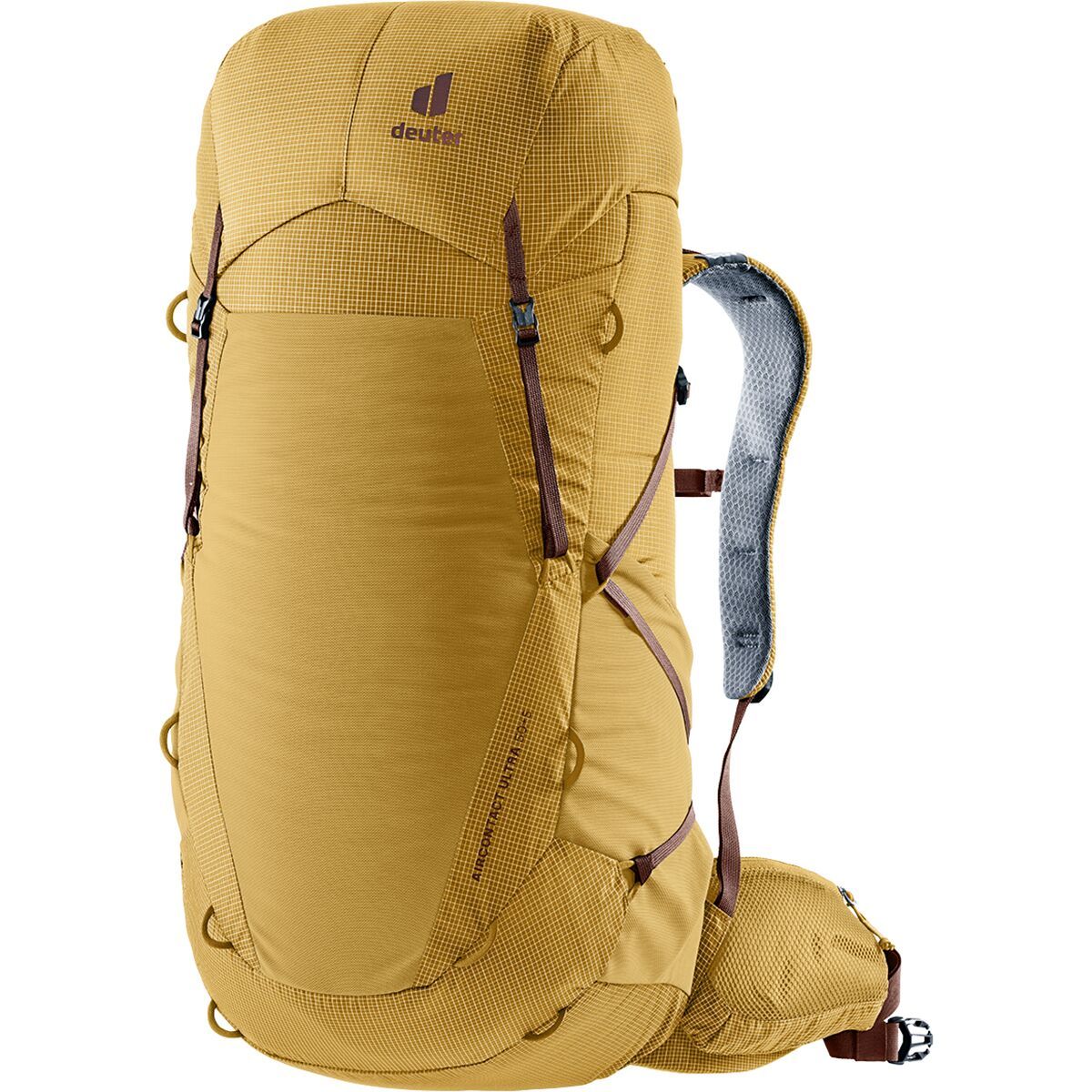 Image of Deuter Aircontact Ultra 50+5L Backpack - Men's Savanna/Raisin, One Size