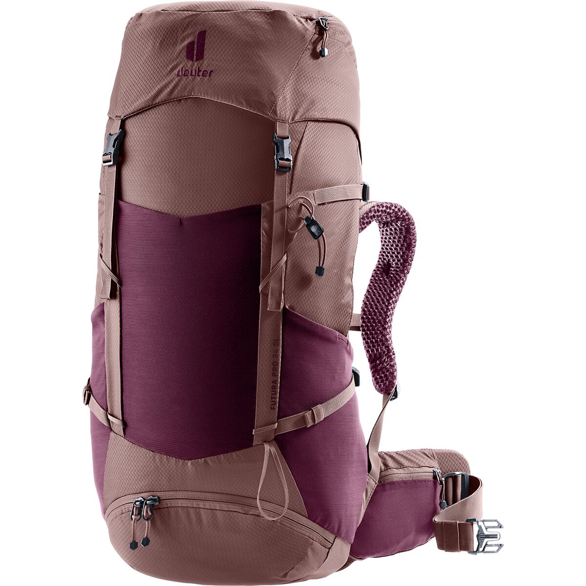 Image of Deuter Futura Pro SL 34L Backpack - Women's Cassis/Ashrose, One Size