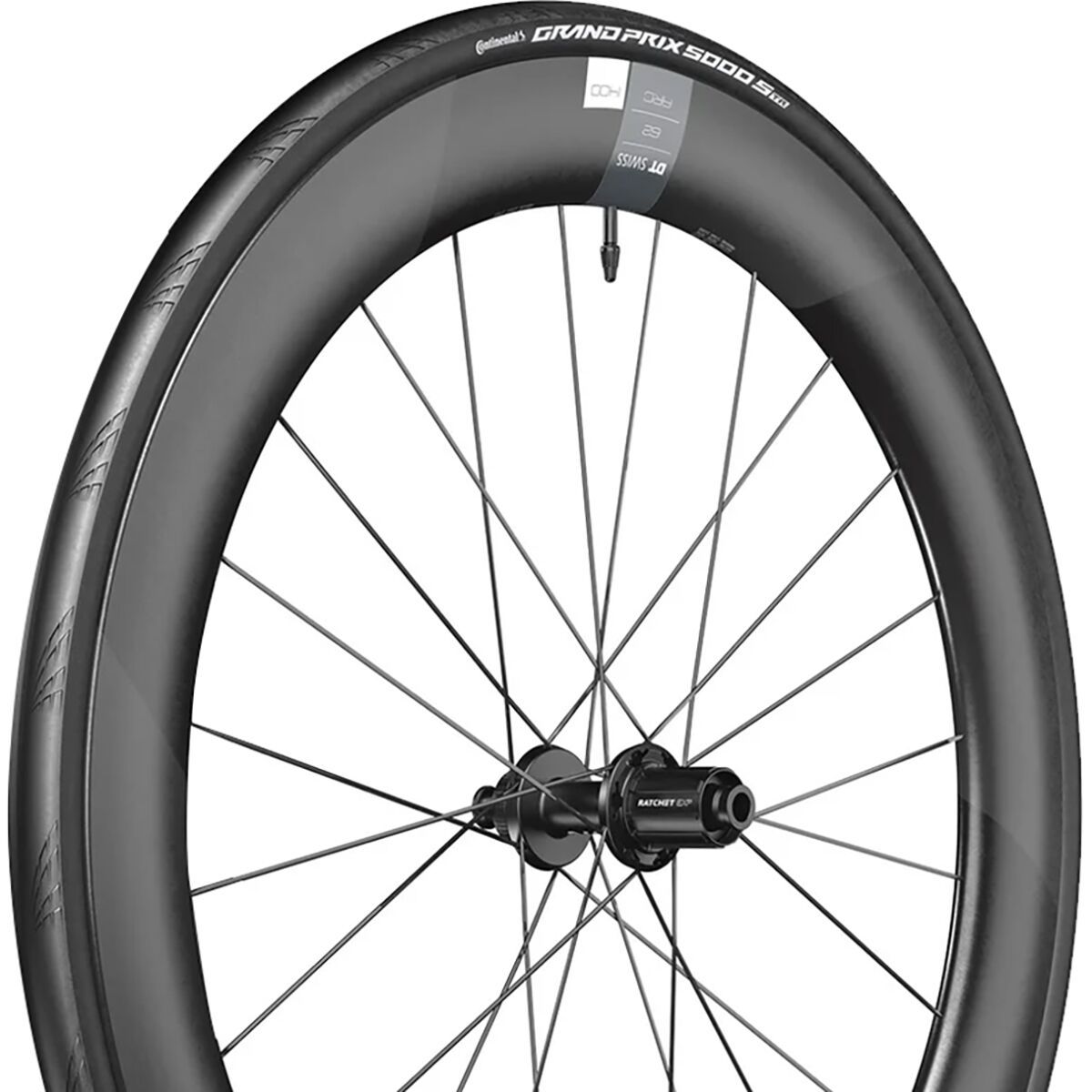 DT Swiss ARC 1400 DiCut 50 700c Tubeless Wheel