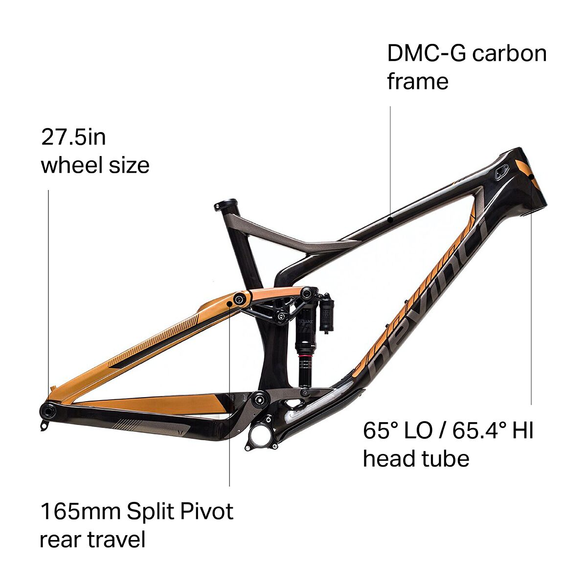 Devinci Spartan Carbon 27.5 Mountain Bike Frame