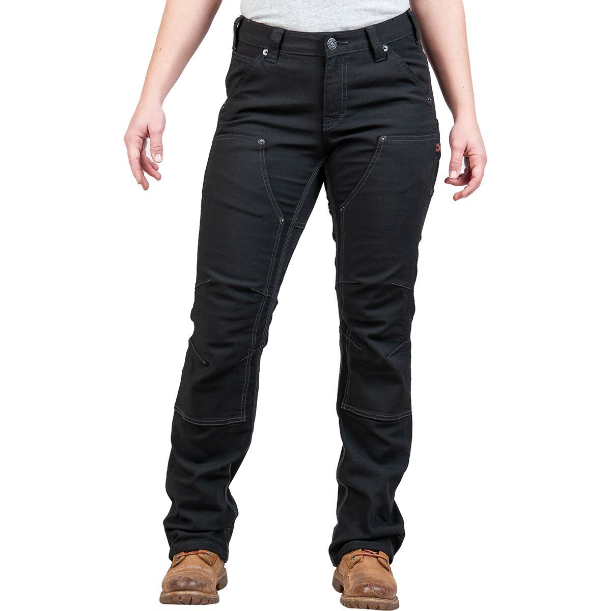 Image of Dovetail Workwear Britt Utility Pant - Women's No Fade Black Canvas, 6x34