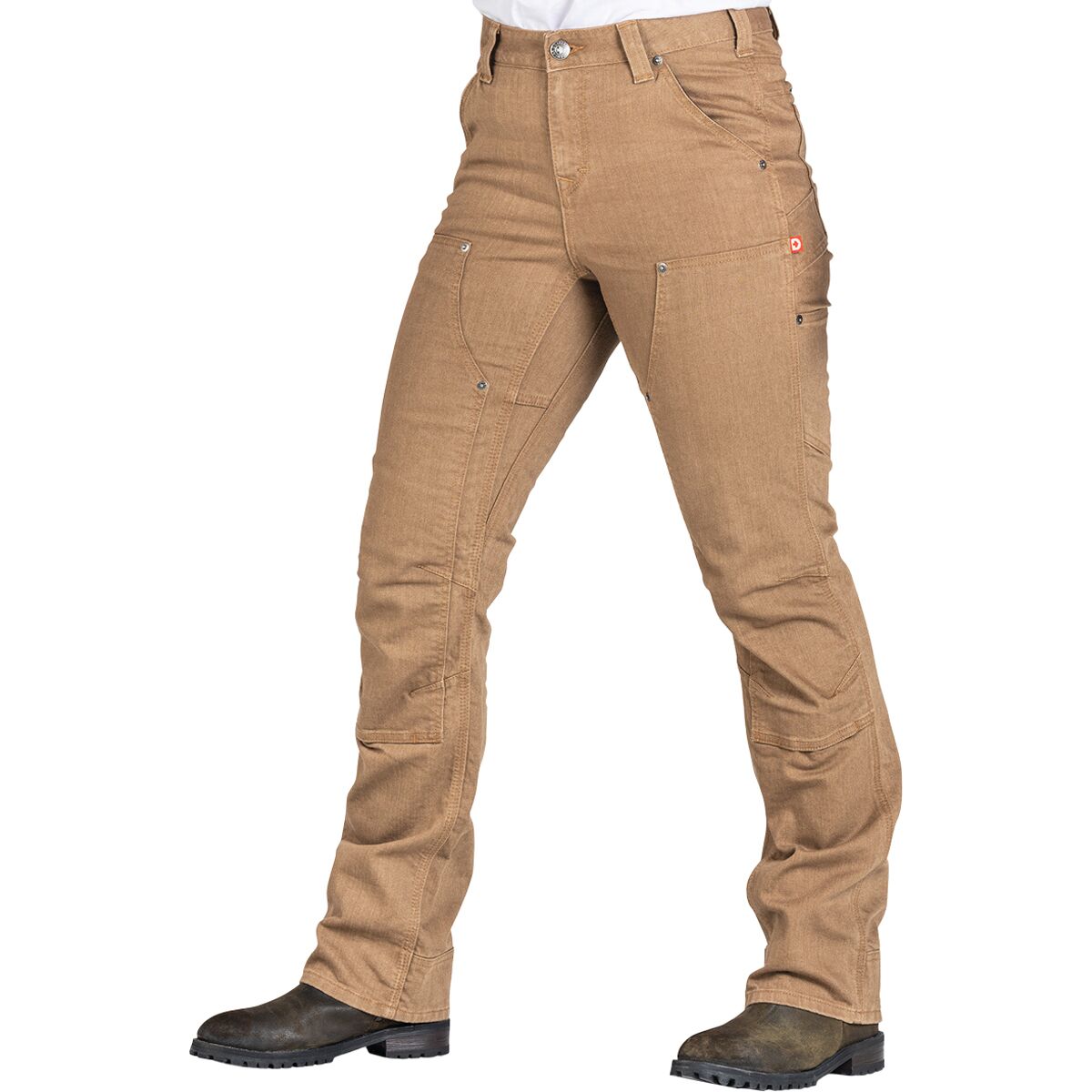 Image of Dovetail Workwear Old School High Rise Pant - Women's Beechwood, 8x32