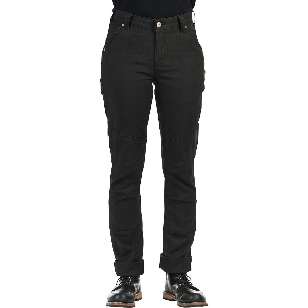 Image of Dovetail Workwear GO TO Stretch Canvas Pant - Women's Carbon Black, 10x32